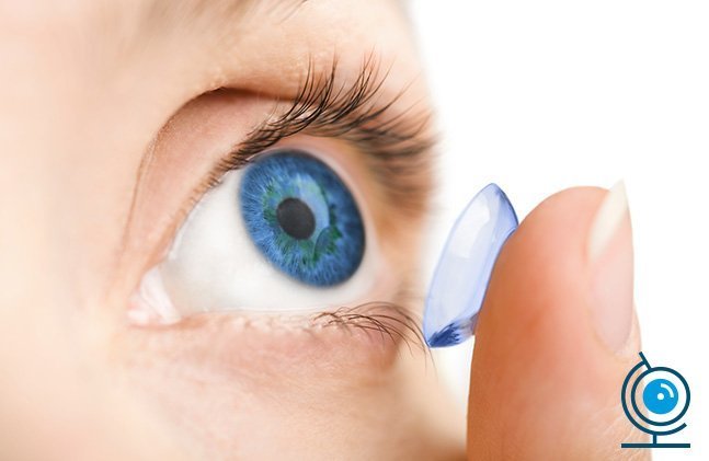 Como funcionam as lentes de contacto?